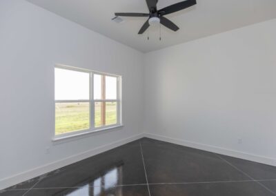 BEDROOM 4 VIEW 1 200 Victory Lane Vega, TX 79092 Fuller Homes Home Builders Amarillo TX 2.19.25