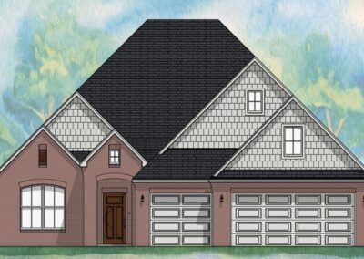 Elevation Thumbnail Monroe 2 A (1920x1080) Fuller Homes, Home Builders Amarillo TX