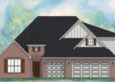 Elevation Thumbnail Ventana A (1920x1080) Fuller Homes, Home Builders Amarillo TX