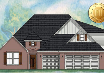 Elevation Thumbnail Ventana A (1920x1080) Fuller Homes, Home Builders Amarillo TX