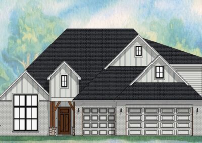 Elevation Thumbnail Ventana B (1920x1080) Fuller Homes, Home Builders Amarillo TX