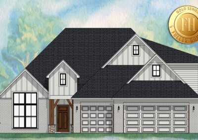 Elevation Thumbnail Ventana B (1920x1080) Fuller Homes, Home Builders Amarillo TX