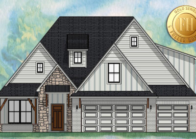 Elevation Thumbnail Westport B (1920x1080) Fuller Homes, Home Builders Amarillo TX