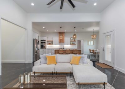 LIVING ROOM VIEW 5 200 Victory Lane Vega, TX 79092 Fuller Homes Home Builders Amarillo TX 2.19.25