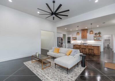 LIVING ROOM VIEW 6 200 Victory Lane Vega, TX 79092 Fuller Homes Home Builders Amarillo TX 2.19.25
